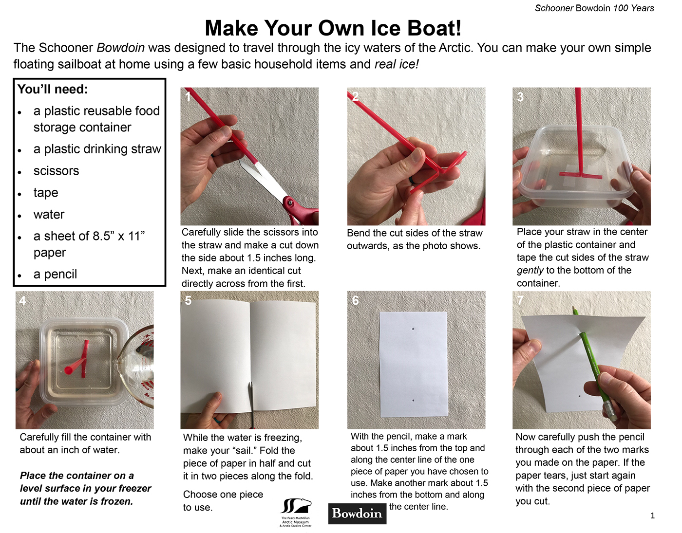 Make your own ice boat instructions
