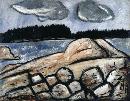 Marsden Hartley, American, 1877-1943, After the Storm, Vinalhaven, ca. 1938-1939, oil on Academy board, Gift of Mrs. Charles Phillip Kuntz