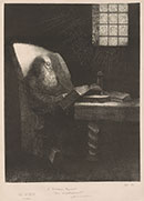 Odilon Redon. French, 1840–1916. The Reader, 1892. Lithograph. Bequest of David P. Becker, Class of 1970