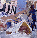 Mordet i Finderup Lade (Murder at Finderup Barn), 1967. Oil on canvas; 48” x 48”. Louisiana Museum of Modern Art, Humlebæk, Denmark. Acquired with funding from the Otto Bruun Foundation.