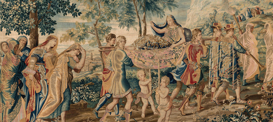 weaving the myth of psyche baroque tapestries from the wadsworth
