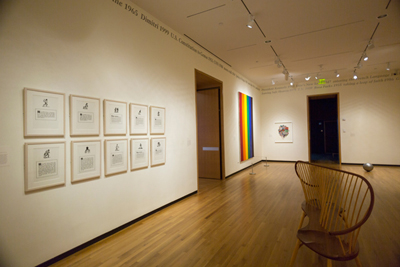 Installation view in Center Gallery of "This Is a Portrait If I Say So: Identity in American Art, 1912 to Today"