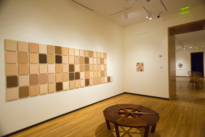 Installation view in Becker Gallery of "This Is a Portrait If I Say So: Identity in American Art, 1912 to Today"