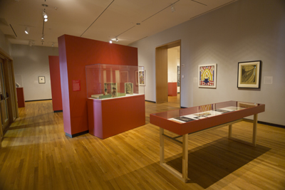 Installation view in Osher Gallery of "This Is a Portrait If I Say So: Identity in American Art, 1912 to Today"