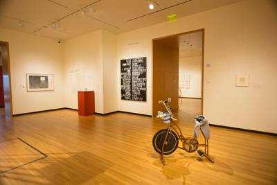 Installation view in Halford Gallery of "This Is a Portrait If I Say So: Identity in American Art, 1912 to Today"