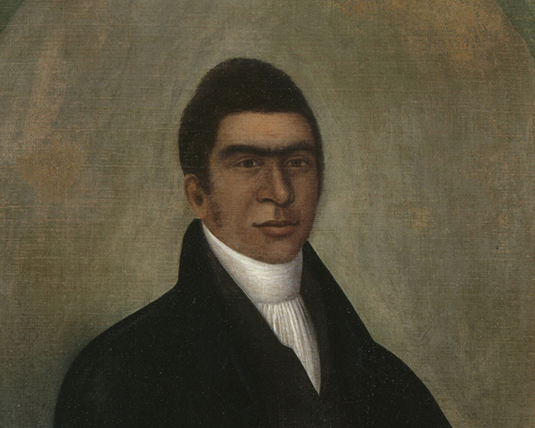 A portrait of a man