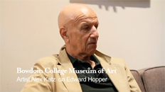 Alex Katz on Edward Hopper video
