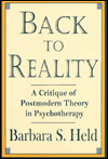 Back to Reality Book Cover Image