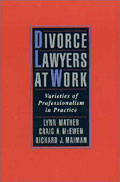 Divorce Lawyers at Work book cover