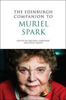 Edinburgh Muriel Spark Book Cover Image