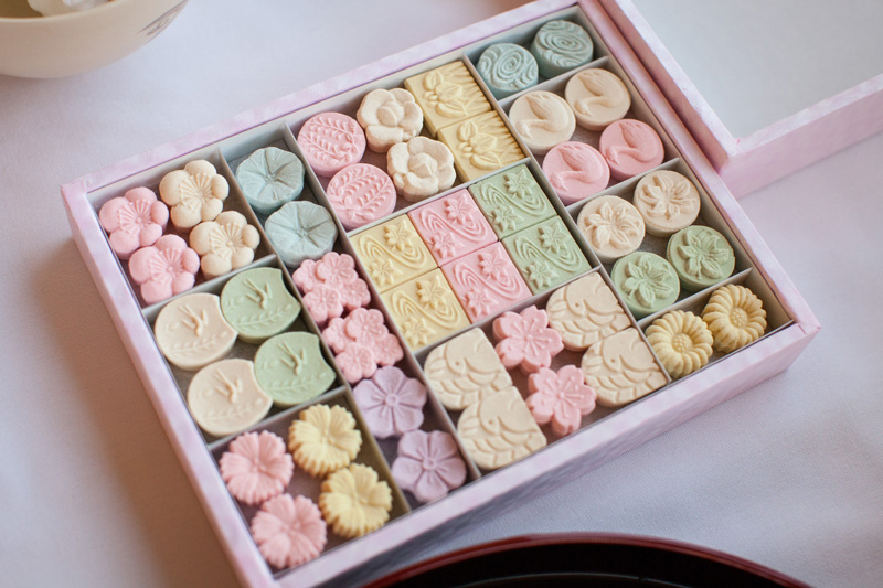 Japanese tea sweets