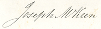 Joseph McKeen Signature 
