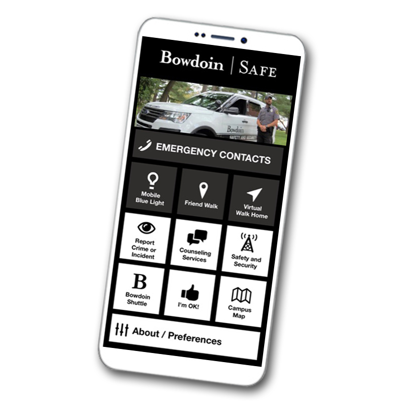 safety app homepage