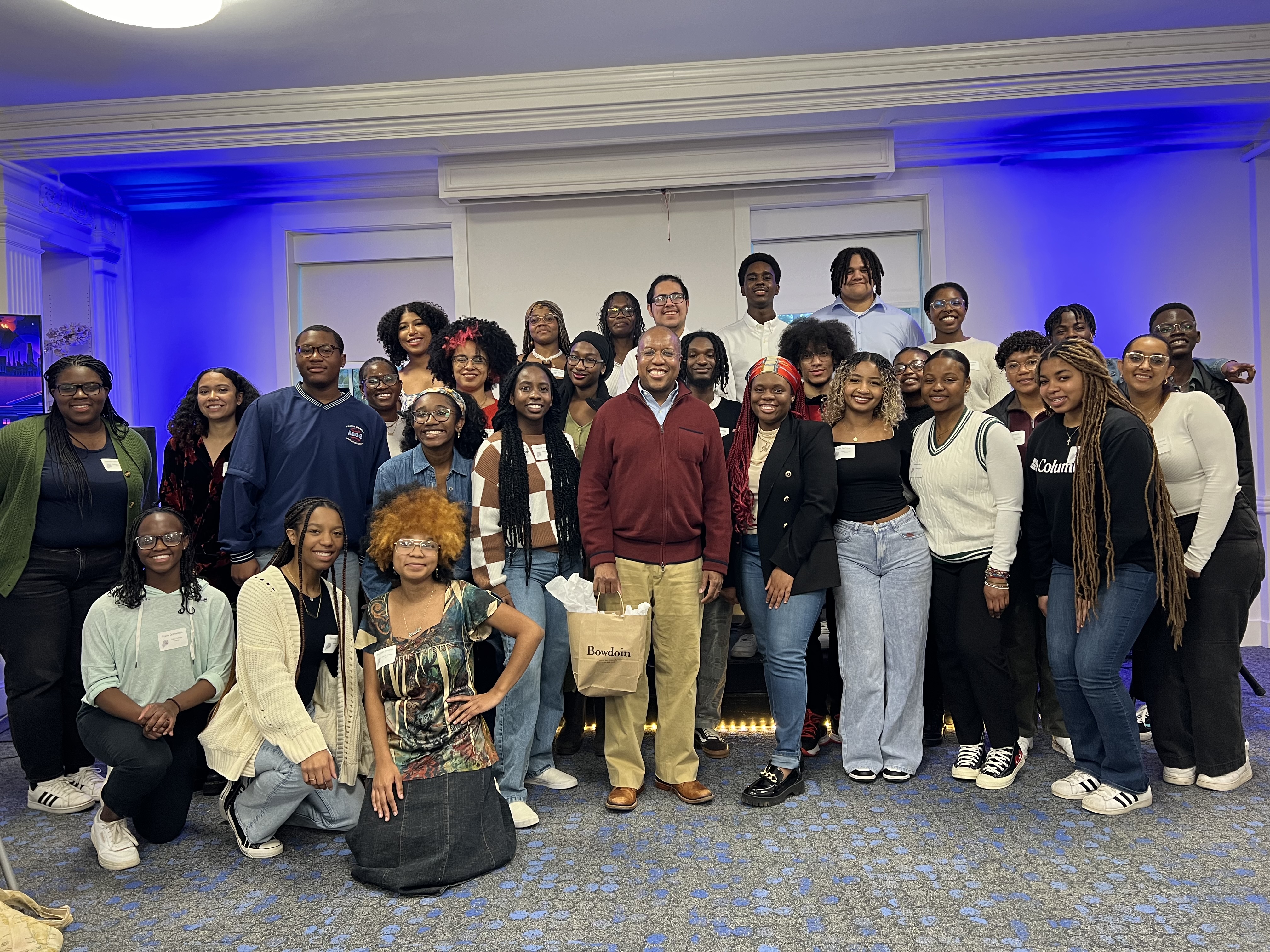 A group shot at the recent Black Student Summit