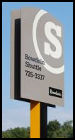 Bowdoin Shuttle Sign