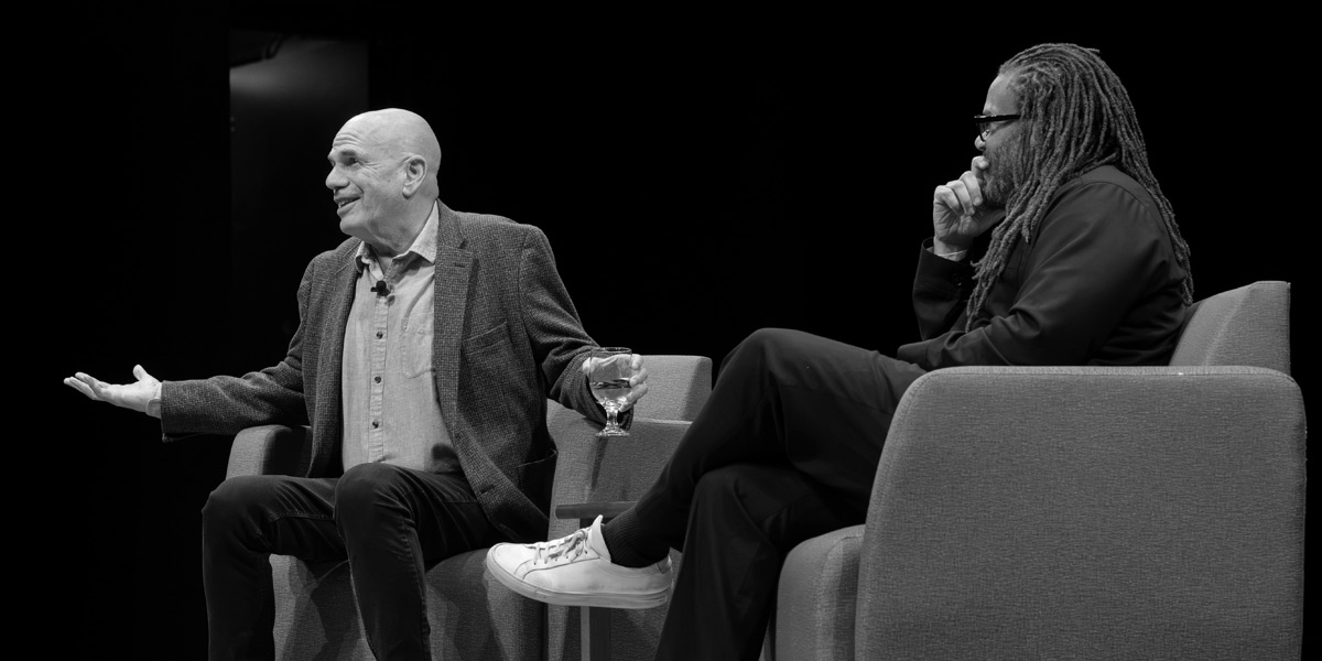 David Simon in conversation with Bowdoin's Dreer Fellow, Franklin Leonard.