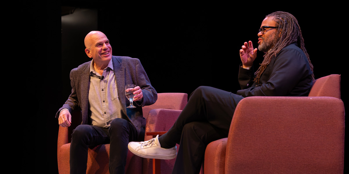David Simon in conversation with Bowdoin's Dreer Fellow, Franklin Leonard.