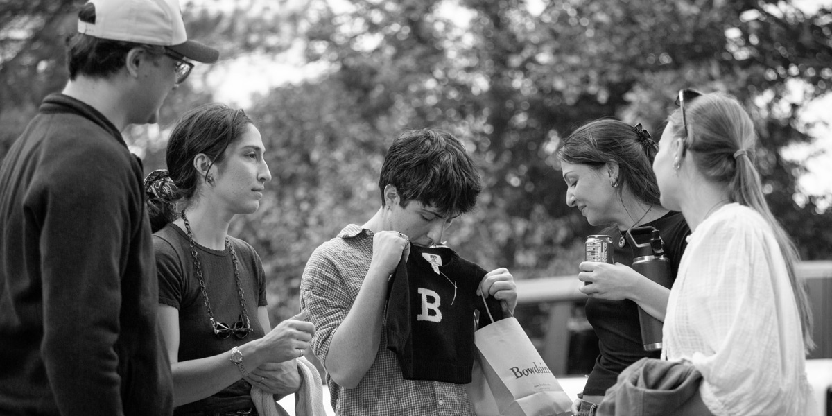 Bowdoin alumni gather on campus for Homecoming.