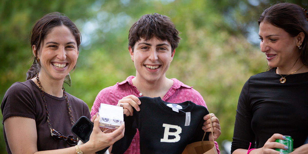 Bowdoin alumni gather on campus for Homecoming.