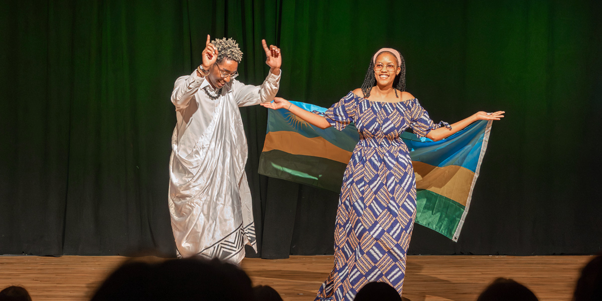 The Bowdoin Africa Alliance hosts a fashion show that is a highlight of the spring semester.