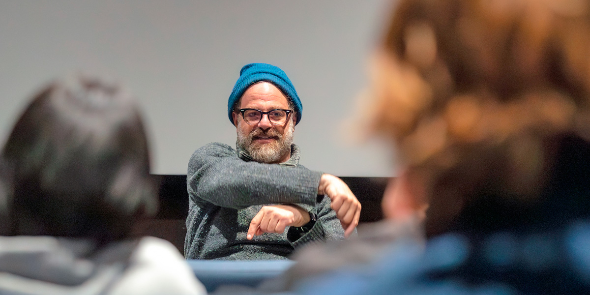 Film and TV actor Paul Adelstein ’91, who is also a writer and director, shared his insight into the entertainment world.