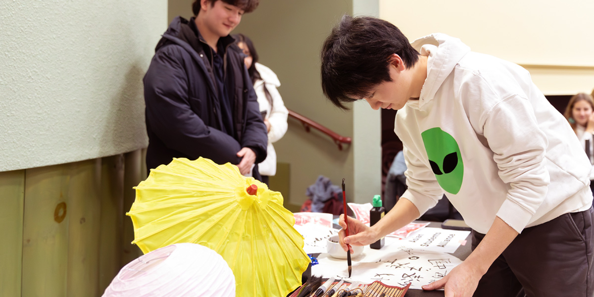 Bowdoin students find new clubs and activities at the spring student activities fair.
