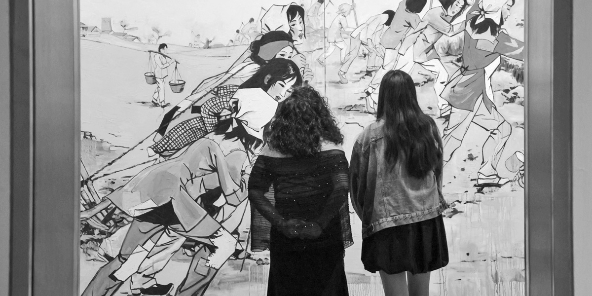 Bowdoin students take over for Student Night at the Museum.