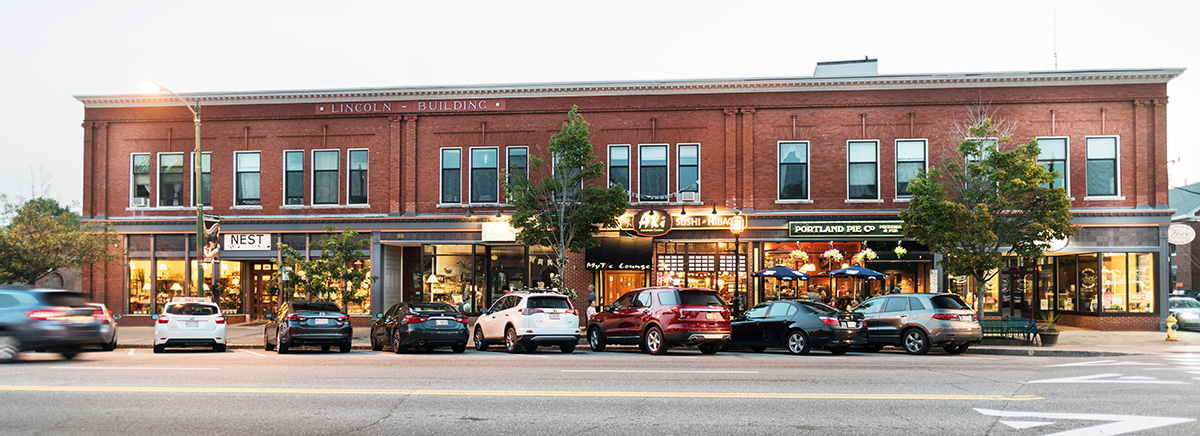 Shops in downtown Brunswick