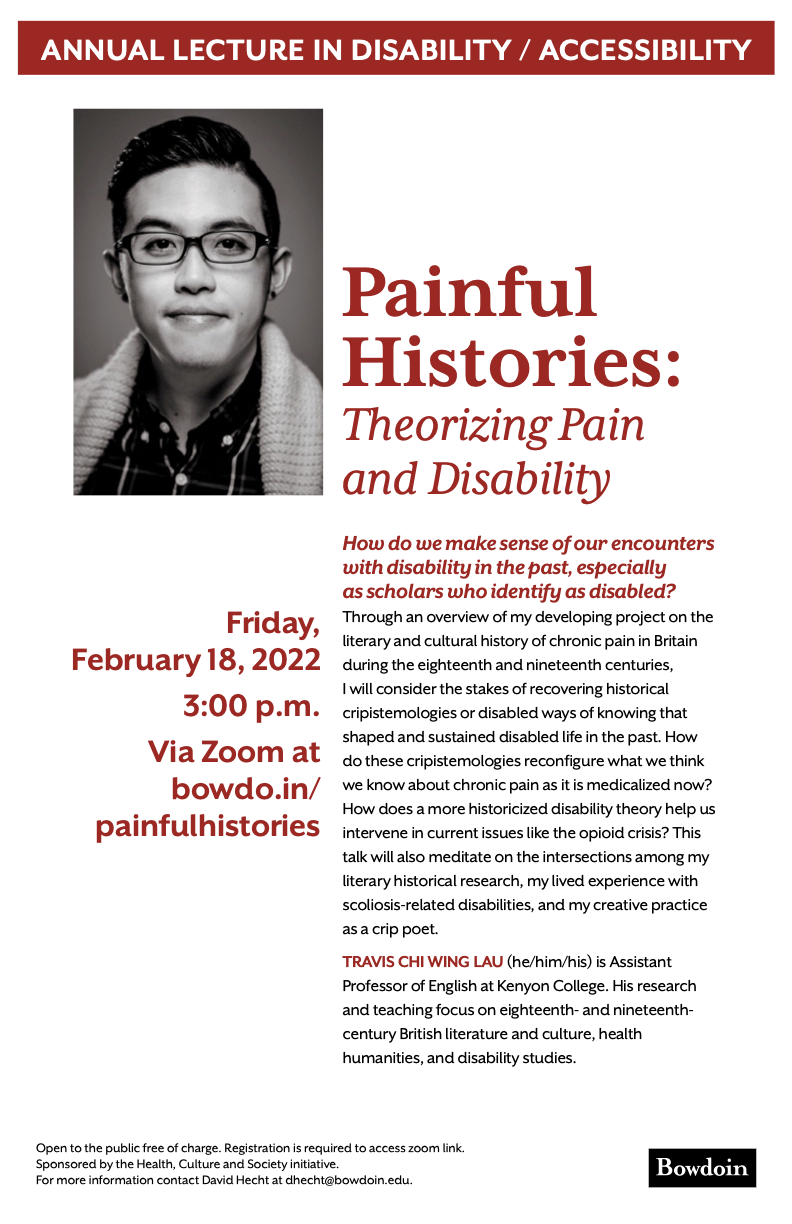 Painful Histories event poster