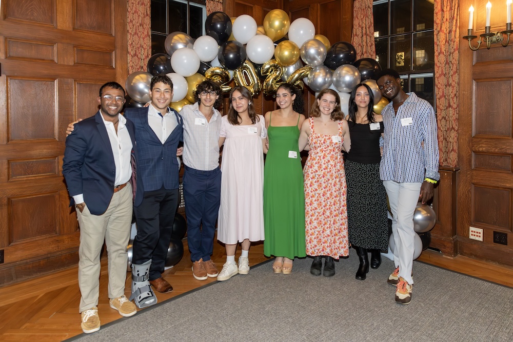 Senior class agents Rickey Karunadhara, Asher Savel, Paul Conti, Marianna Vidaurri, Ava Desouza,Ruby Fyffe, Yahairy Colin, Neiman Mocombe. (Not pictured: Charlotte Tagupa)