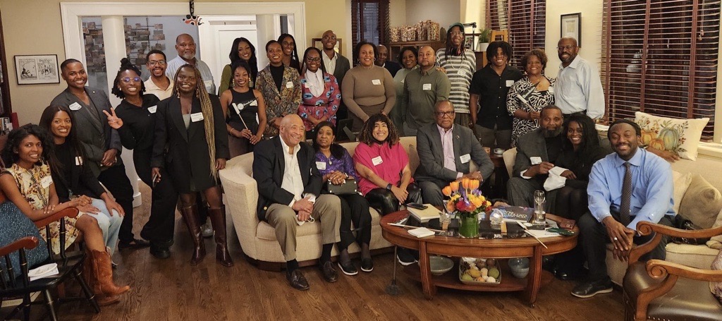 Members of BCBAA get together for a reception.