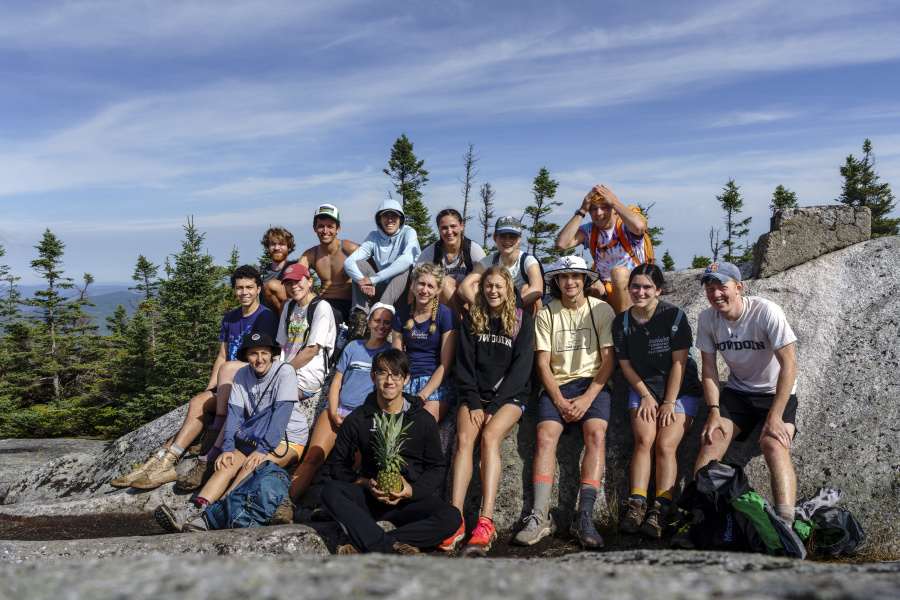 A group on their orientation trip