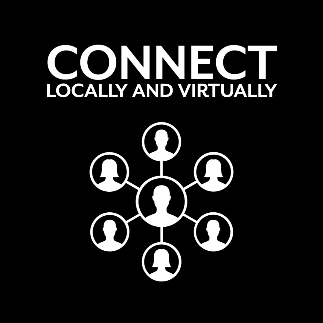 connect locally and virtually logo