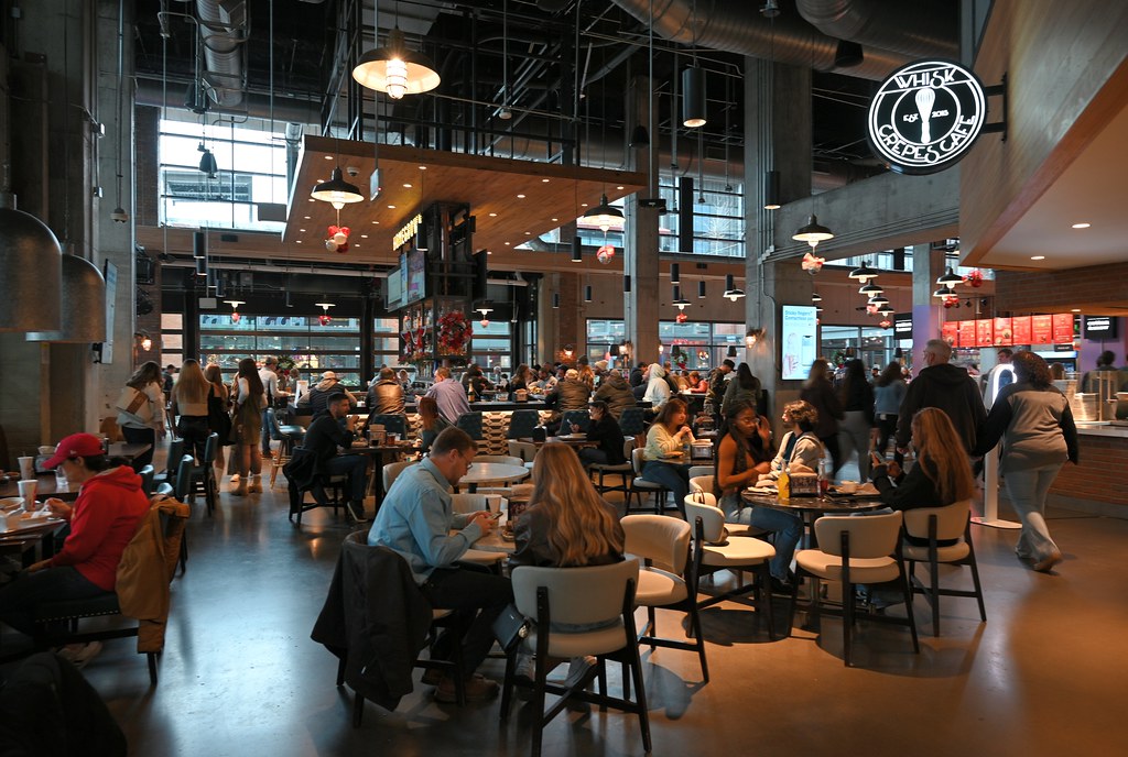 Food Hall People Connecting