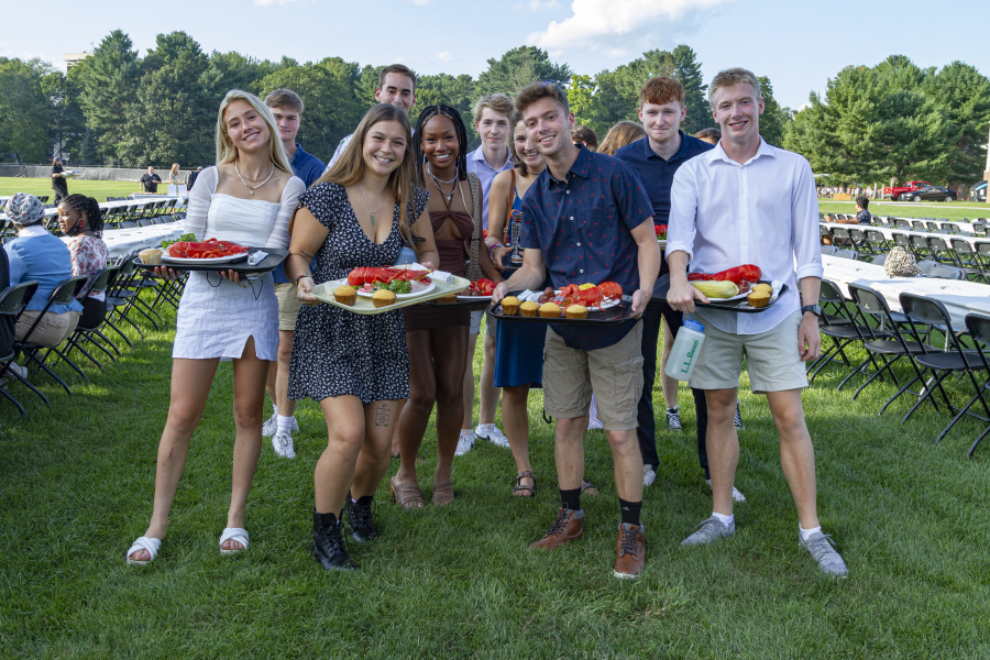 Lobster on the quad for the first time