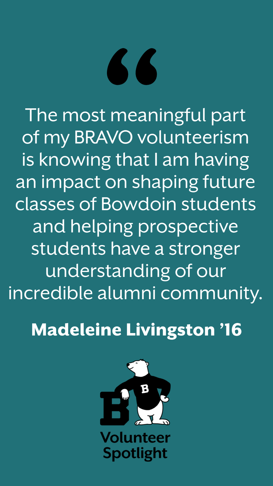 Shining the Spotlight on Stellar Volunteers Bowdoin College