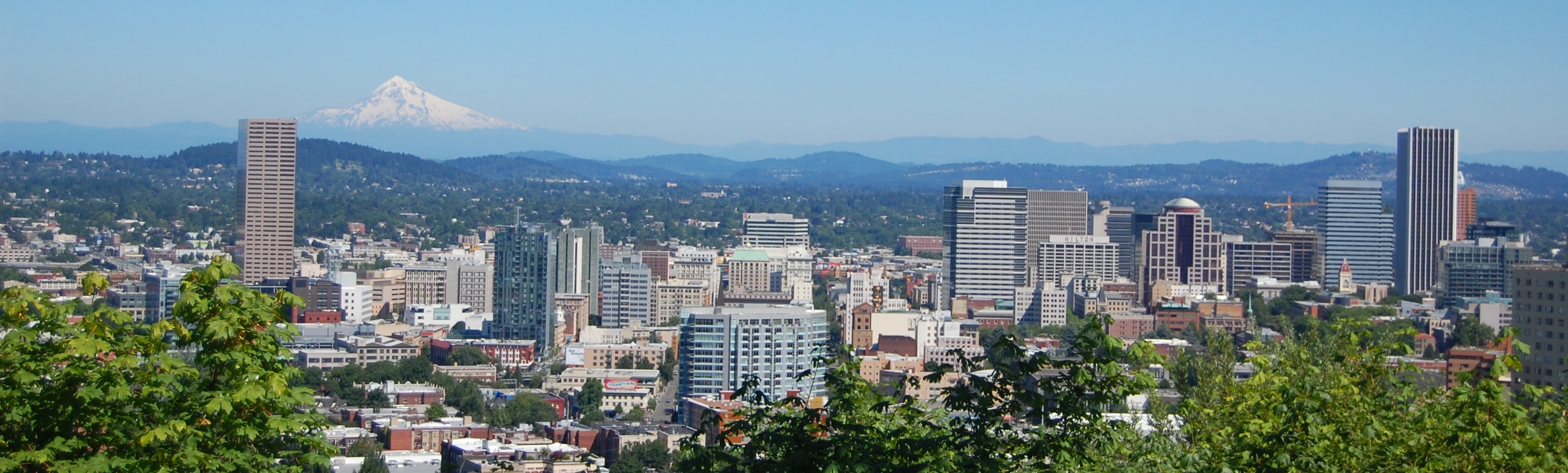 Portland Oregon and Mt Hood