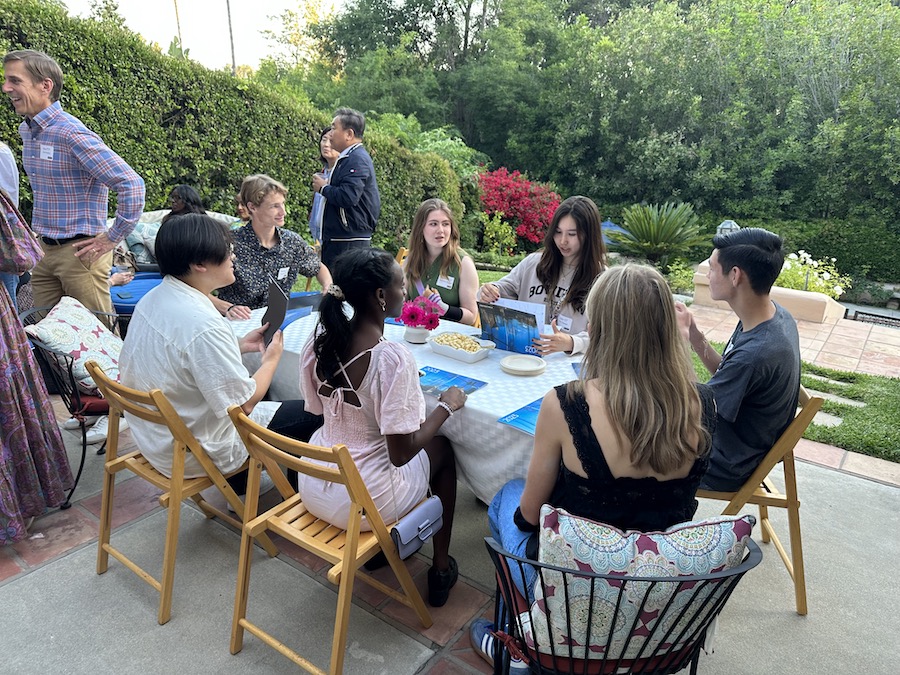Southern California send-off hosted by Dominic and Akiko Yoong P’24 and Nicky Yoong ’24.