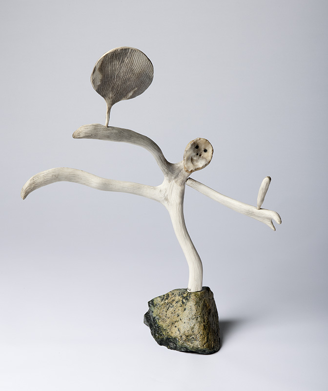 Drum dancer antler sculpture