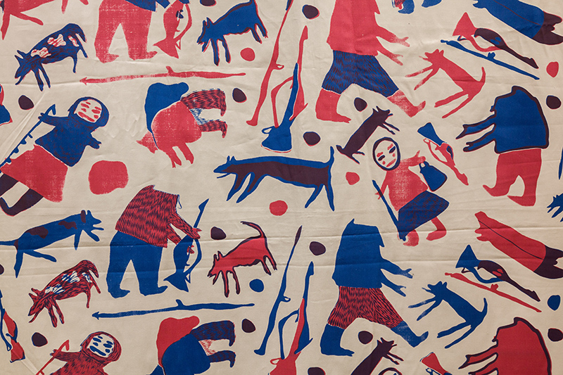 Textile titled Parr's People