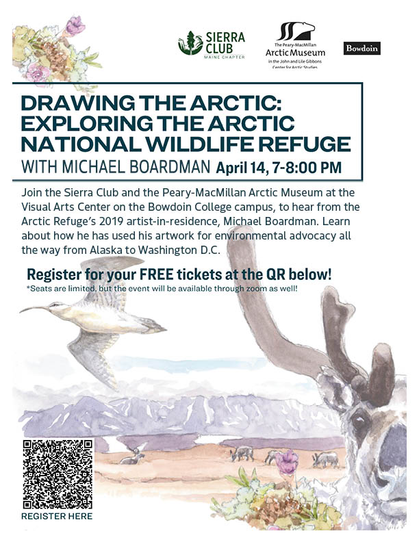 Flyer for lecture with Michale Boardman on April 14, 2026