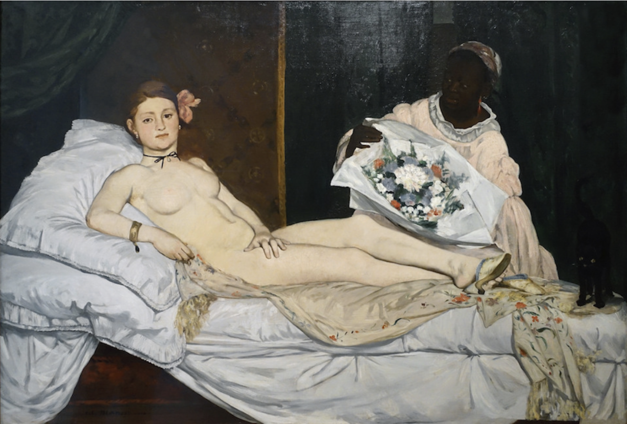 Edouard Manet, Olympia, 1863, oil on canvas, 130 x 190 cm