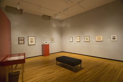 Installation view in Osher Gallery of "This Is a Portrait If I Say So: Identity in American Art, 1912 to Today"