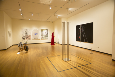 Installation view in Halford Gallery of "This Is a Portrait If I Say So: Identity in American Art, 1912 to Today"