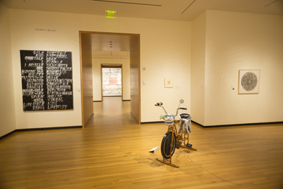 Installation view in Halford Gallery of "This Is a Portrait If I Say So: Identity in American Art, 1912 to Today"