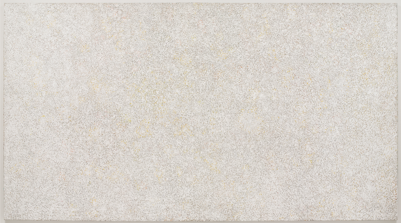 White Silence, 1974, acrylic on linen, by Richard Pousette-Dart