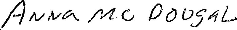 Signature of Anna