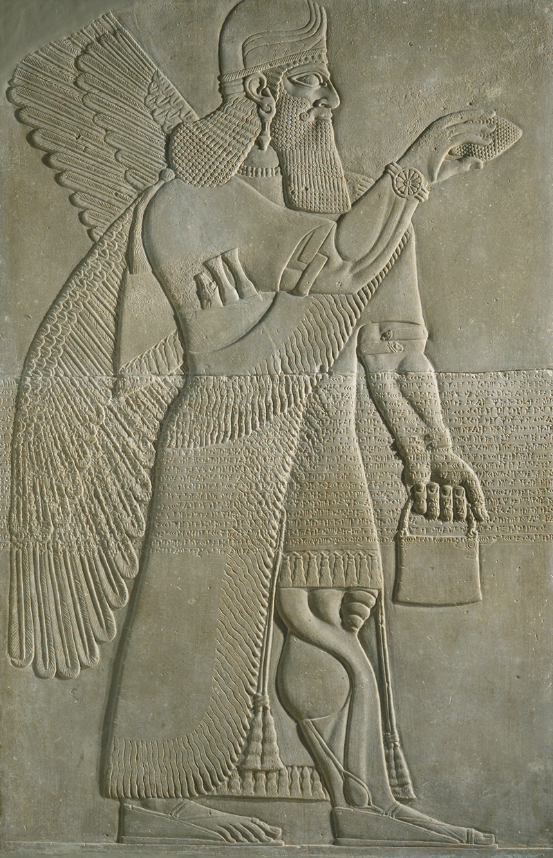 Assyrian Relief at the Bowdoin College Museum of Art