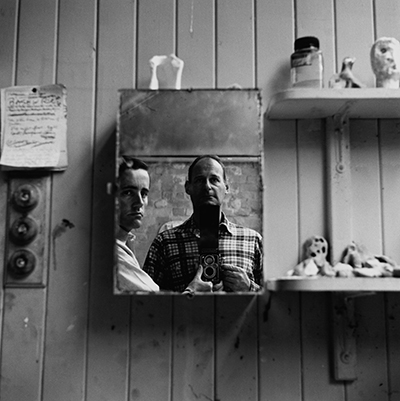 Irving Penn photo of Robert Freson and Irving Penn