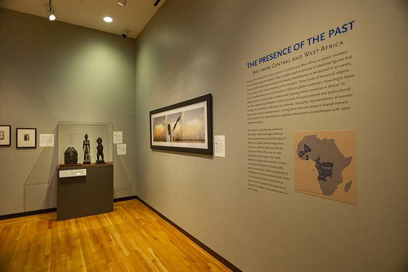 a gallery showing art from Africa